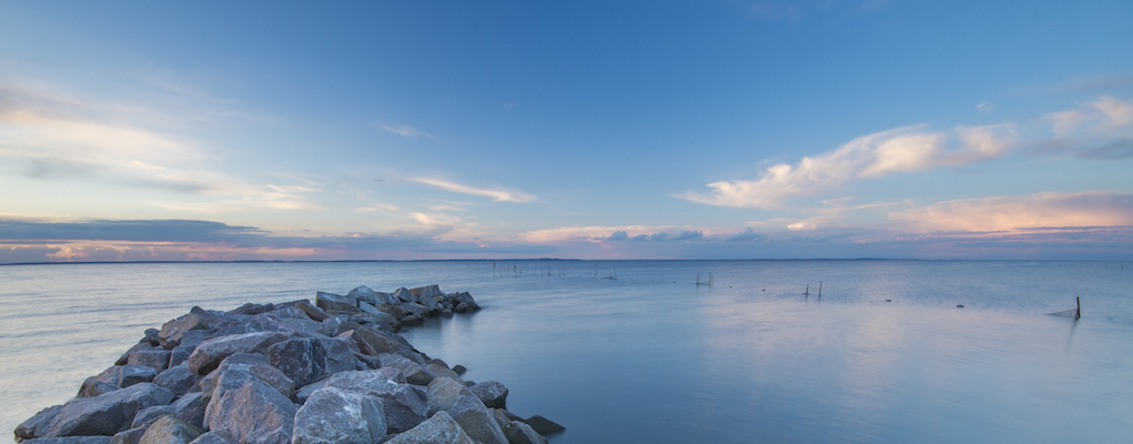 das meer beim sonnenuntergang b